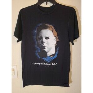 Halloween Michael Myers Shirt Size S Purely and Simply Evil NWT NEW